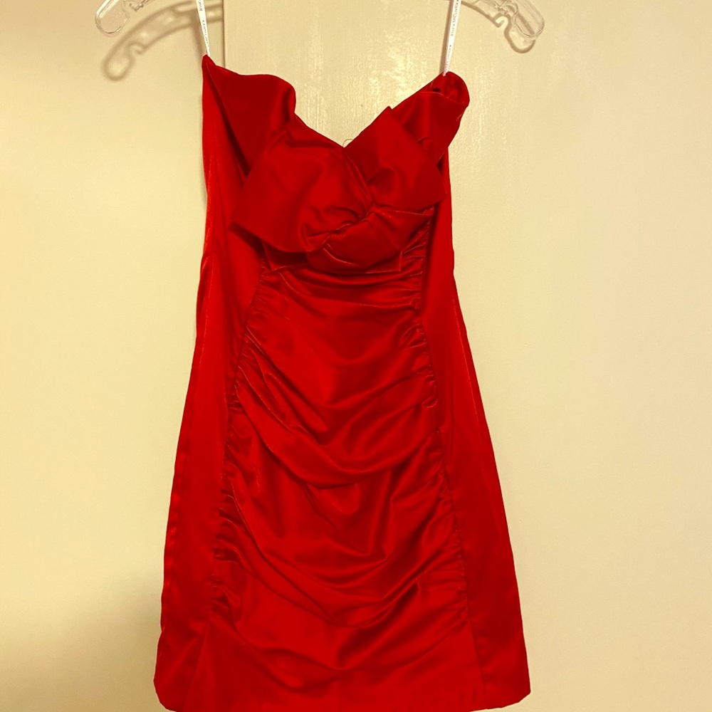 Red homecoming dress
